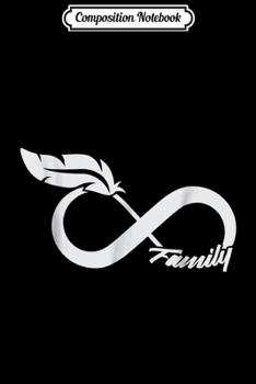 Paperback Composition Notebook: Native Indian Infinite Feather Family Journal/Notebook Blank Lined Ruled 6x9 100 Pages Book