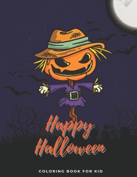 Paperback Halloween: coloring book for kid Book
