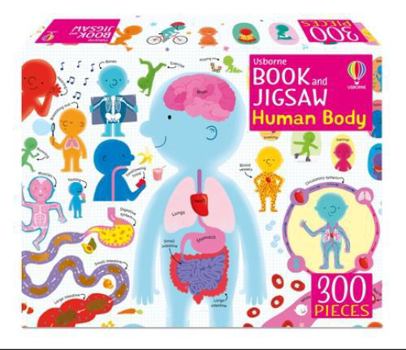 Paperback Usborne Book and Jigsaw Human Body Book