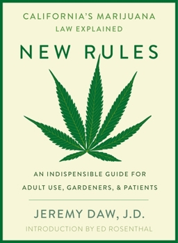 Paperback New Rules: California's Marijuana Laws Explained Book