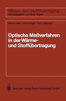 Paperback Optische Meßverfahren Der Wärme- Und Stoffäbertragung [German] Book