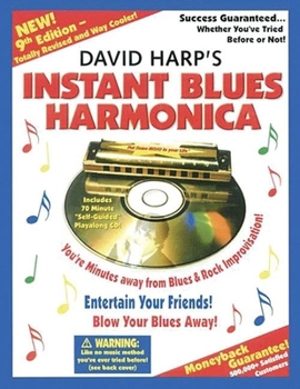 Paperback Instant Blues Harmonica [With Harmonica and CD] Book