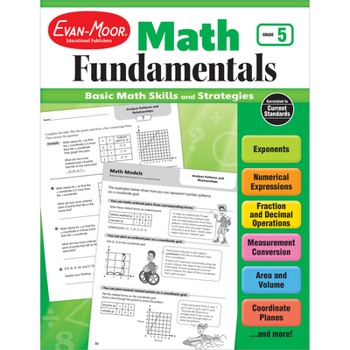 Paperback Math Fundamentals, Grade 5 Book