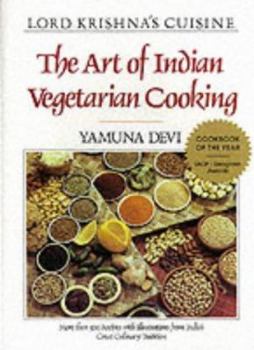 Hardcover Lord Krishna's Cuisine: The Art of Indian Vegetarian Cooking Book