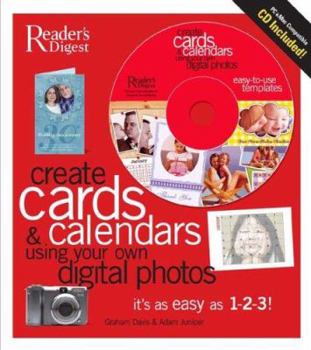 Hardcover Create Gift Cards and Calendars Using Your Own Digital Photos (with CD): It's as Easy as 1-2-3! [With CD (Audio)] Book