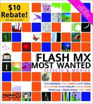 Paperback Flash MX Most Wanted Effects and Movies Book