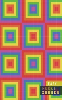 Pocket Sudoku Easy: 158 Easy Sudoku Puzzles | Pocket Sudoku Puzzle Books | Large Print Sudoku Puzzle Books For Adults | Sudoku For Seniors | Travel Size | LGBT Rainbow