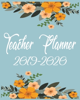 Paperback Teacher Planner 2019-2020: Lesson Planner for Teachers With Daily, Weekly and Monthly Lesson Planner. Book