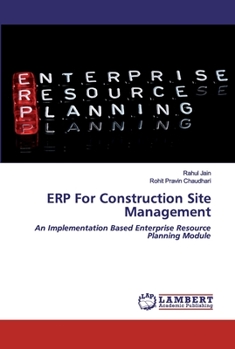 Paperback ERP For Construction Site Management Book