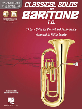 Paperback Classical Solos for Baritone T.C.: 15 Easy Solos for Contest and Performance [With CD (Audio)] Book