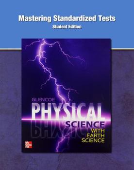 Paperback Physical Science with Earth Science, Mastering Standardized Tests, Student Edition Book