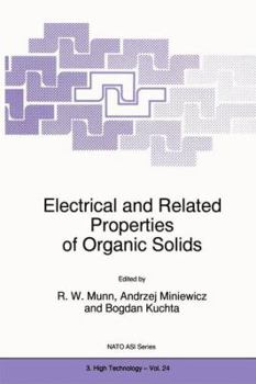 Paperback Electrical and Related Properties of Organic Solids Book