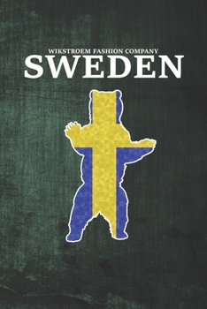 Paperback Wikstroem - Notes: Schweden Sweden B?r M?nnchen Flagge - ewiger Kalender 15,24 x 22,86 [German] Book