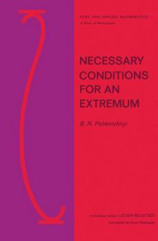 Hardcover Necessary Conditions for an Extremum Book