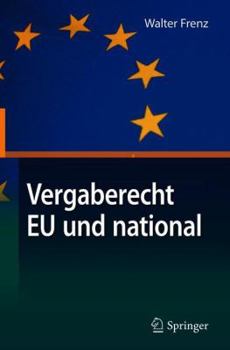 Hardcover Vergaberecht EU Und National [German] Book