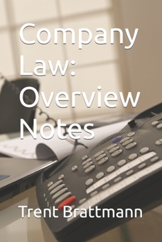 Paperback Company Law: Overview Notes Book