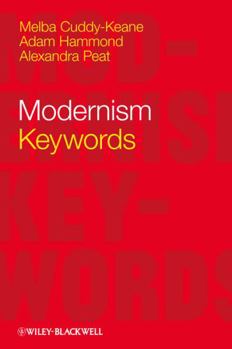Hardcover Modernism: Keywords Book