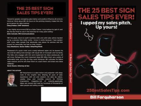 Paperback The 25 Best Sign Sales Tips Ever! Book