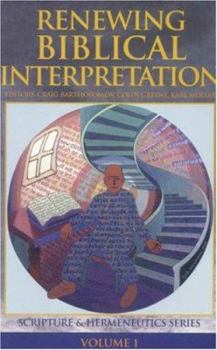 Hardcover Renewing Biblical Interpretation Book