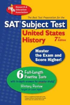 Paperback SAT Subject Test United States History: The Best Test Preparation Book