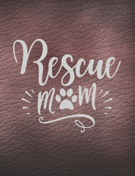 Paperback Rescue MOM: 2020 Weekly Goal Journal Planner and Calendar to Track Your Journey and Plan the Year Ahead with a Cat Themed Cover Book