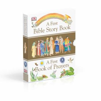 Hardcover A First Bible Story Book and a First Book of Prayers Box Set Book