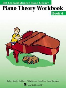 Paperback Piano Theory Workbook Book 4: Hal Leonard Student Piano Library Book