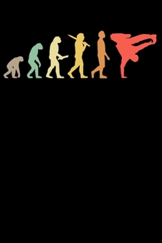 Breakdancer Notebook: Retro Breakdancing Evolution 6 x 9 Lined Ruled Journal Gift For Breakdancers (108 Pages)