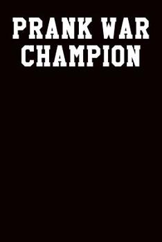 Paperback Prank War Champion: Guitar Tab Notebook 6x9 120 Pages Book