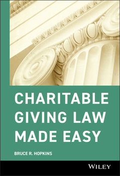 Hardcover Charitable Giving Law Made Easy Book