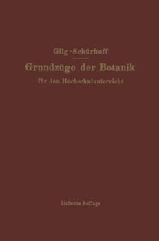 Paperback Grundzüge Der Botanik: Für Den Hochschulunterricht [German] Book