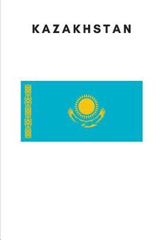 Kazakhstan: Country Flag A5 Notebook to write in with 120 pages