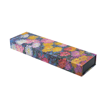 Misc. Supplies Paperblanks Monet's Chrysanthemums Monet's Chrysanthemums Pencil Cases Pencil Case Wrap Book