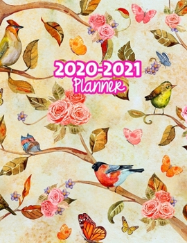 2020-2021 Planner: Two Year Calendar Organizer and Goal Journal | January 2020 - December 2021 Daily, Weekly and Monthly Planner Book with Back Sticker Expression Wall for 2 Years | Design Code 00013