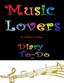 Paperback Music Lovers: Diary To-Do 2019 Book