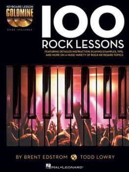 Paperback 100 Rock Lessons [With 2 CDs] Book