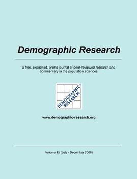 Paperback Demographic Research, Volume 15 [German] Book