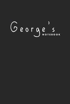 Paperback George's notebook: Best gift idea for men named George Book