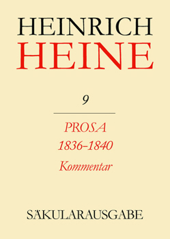 Hardcover Prosa 1836-1840. Kommentar [German] Book