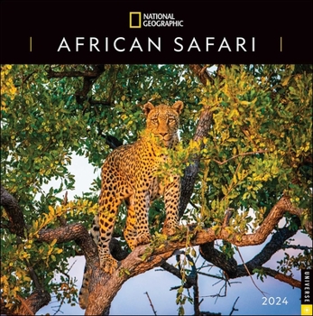 Calendar National Geographic: African Safari 2024 Wall Calendar Book
