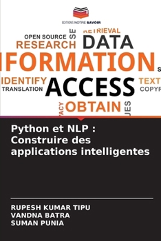 Paperback Python et NLP: Construire des applications intelligentes [French] Book