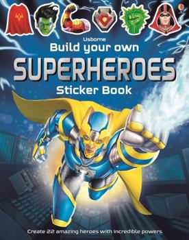 Paperback Build Your Own Superheroes Sticker Book