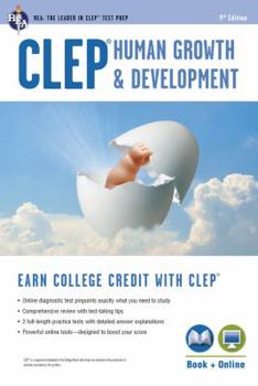 Paperback Clep(r) Human Growth & Development Book + Online Book