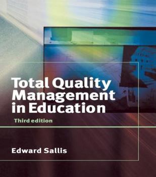 Hardcover Total Quality Management in Education Book