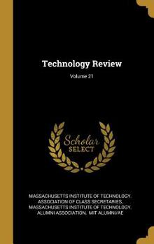 Hardcover Technology Review; Volume 21 Book