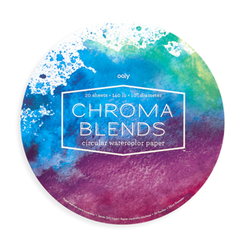 Misc. Chroma Blends Circular Watercolor Paper Pad (10 Diameter) [Multiple Languages] Book