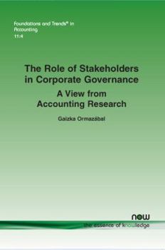 Paperback The Role of Stakeholders in Corporate Governance: A View from Accounting Research Book