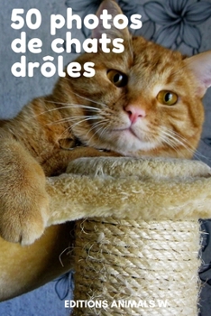 Paperback 50 Photos de Chats Drôles [French] Book