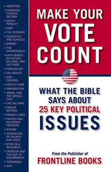 Paperback Make Your Vote Count: What the Bible Says about 25 Key Political Issues Book