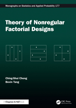 Hardcover Theory of Nonregular Factorial Designs Book